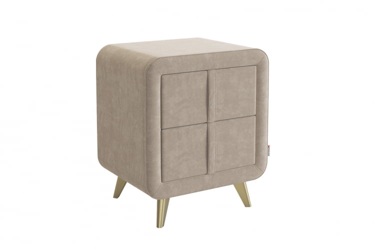 Тумба прикроватная Софи 2 ТМ-001.2 капучино (велюр) / TM-001.2_0