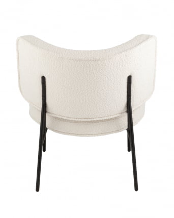 Кресло District Lounge букле Белый_3