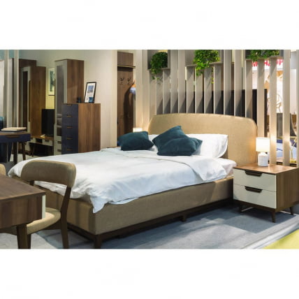 Кровать 1.6 Сканди Лайт Бежевый_1