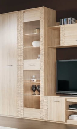 Витрина Элана (дуб сонома,ель карпатская)_2