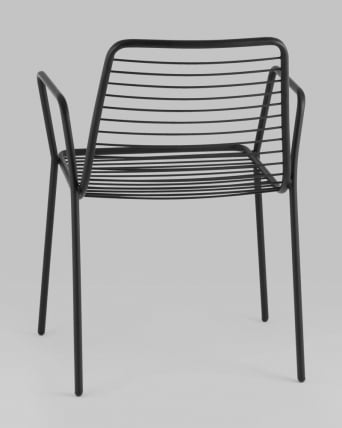 Стул Дели с подлокотниками металл черный_11