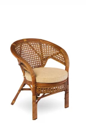 Кресло Пеланги, подушка на молнии Pelangi 02/15-3 орех матовый_0