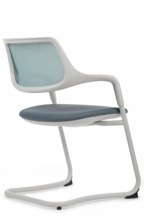 Кресло Scroll SF HY-813B Голубой/Серый_2