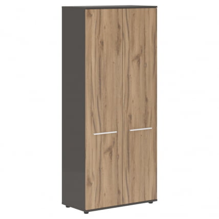 Шкаф с глухими дверьми EDIS EHCS 85.1 Дуб Денвер светлый Белый Мокко_0