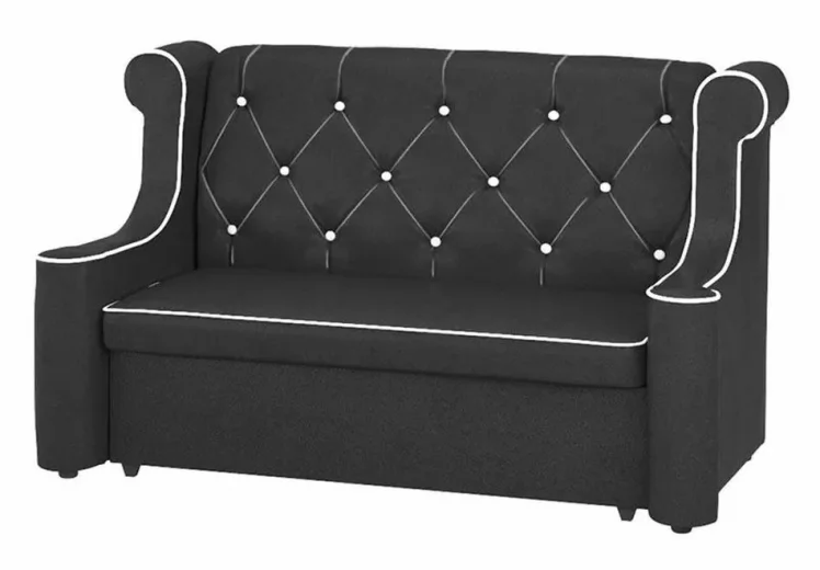 Диван раскладной Лорд-2 Люкса Блек Люкса Милк_0