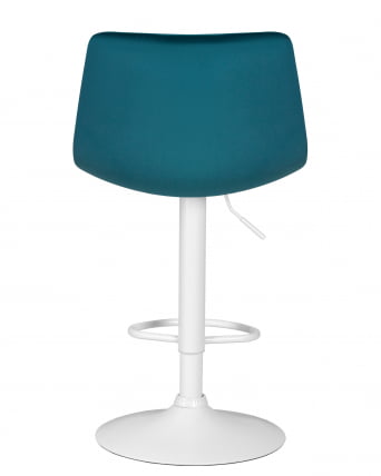 Стул барный DOBRIN TAILOR WHITE (морской волны велюр (MJ9-99)) 2 шт_5