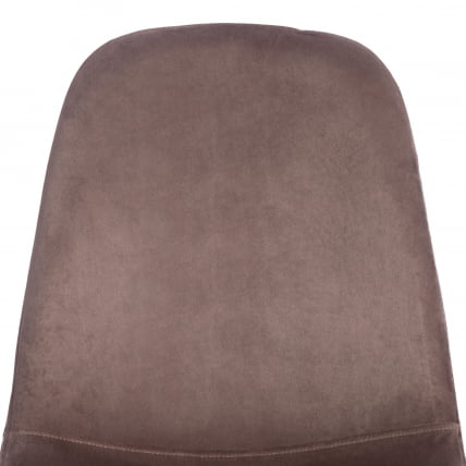 Стул BREEZE (mod. 4724) металл/вельвет, 44х48х87см, серо-бежевый/натуральное дерево_7