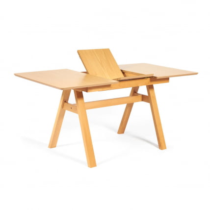 Стол раскладной Ricco (Рикко) основание бук, столешница мдф, 80x120+40*75см, Натуральный_1