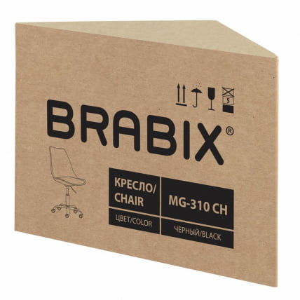 Офисное кресло BRABIX Eames MG-310 CH экокожа Черный_8