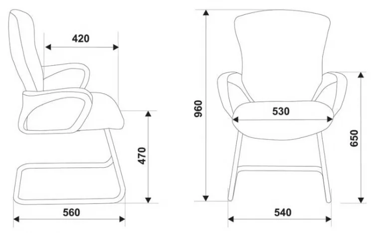 Кресло офисное (низкая спинка) Бюрократ CH-818-LOW-V/15-21 (Б)_5