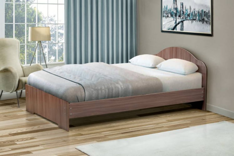 Кровать на уголках №3 1200*2000 Ясень Шимо светлый_0