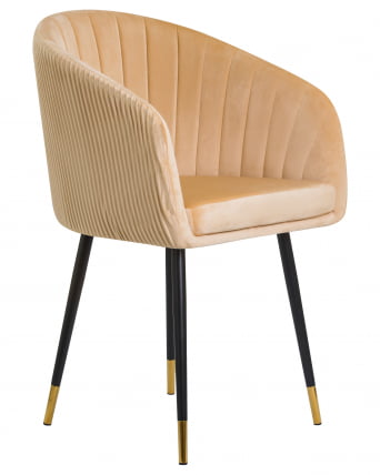Стул обеденный DOBRIN MARY Песочный велюр 1922-3_0