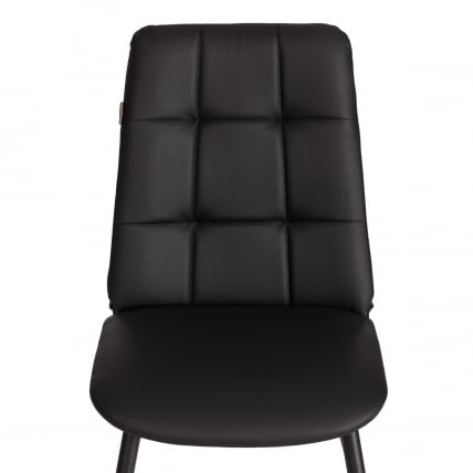 Стул обеденный Asti TREND, экокожа, черная, 47х54х86 см_6
