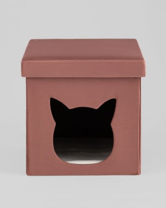 Пуф складной с ящиком Store Pet розовый_1