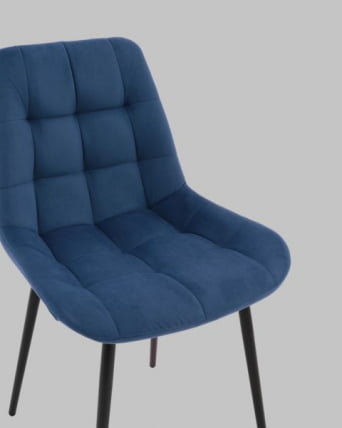 Стул Флекс N велюр синий_7