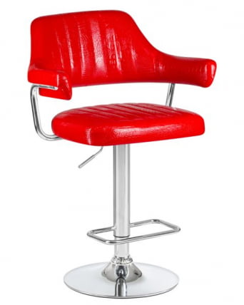 Стул барный DOBRIN CHARLY (красный крокодил) 2 шт_1