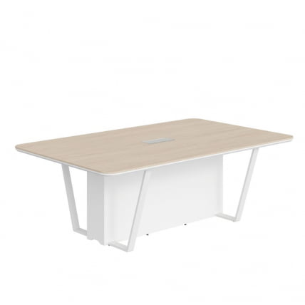 Стол для заседаний Line СФ-571722.1 Дуб светлый Белый_0