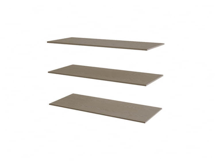 Полки к шкафу Лючия 181 Дуб Оксфорд серый_0