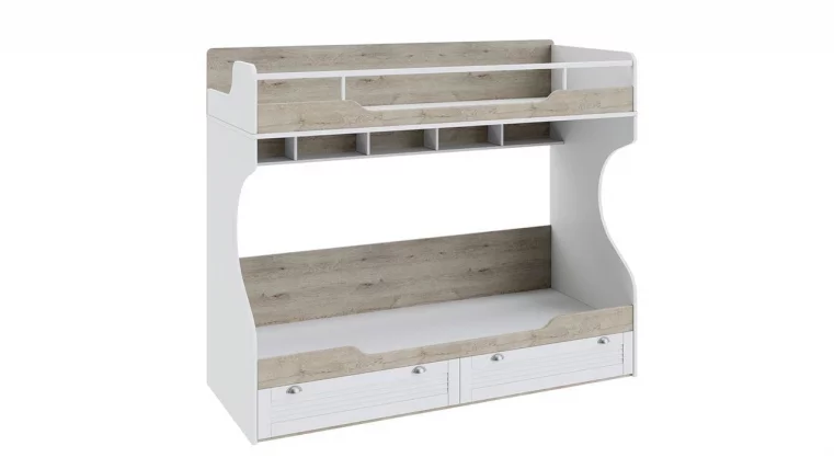 Двухъярусная кровать (без лестницы) Ривьера ТД-241.11.01_0