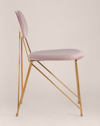 Стул Элис мягкий Розовый_3