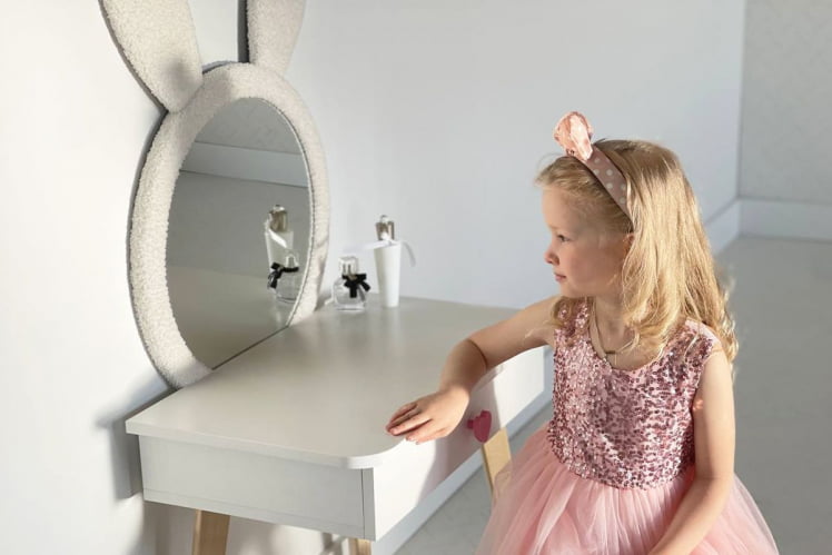 Набор детский Зайка MK-0019 белое дерево/белый (плюш)_2