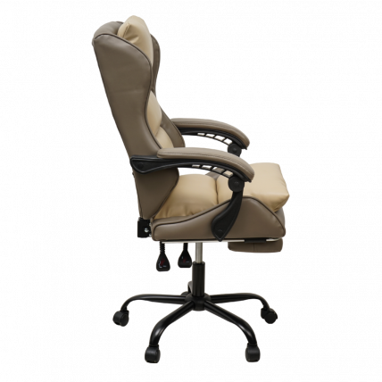 Кресло 897 KINGQUEEN, цвет светло-серый/бежевый, 897-lgray-beige_3