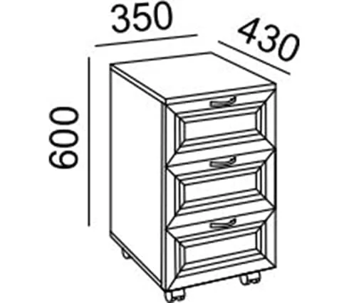 Тумба универсальная Остин Модуль №19 Ясень шимо светлый/белый_4