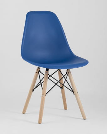 Стул Еамес Стйле ДСВ синий 4 шт. комплект (разборный каркас) / Eames Style DSW_1
