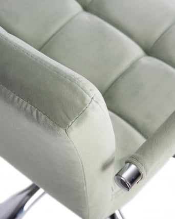 Офисное кресло для персонала DOBRIN TERRY Мятный велюр MJ9-87_7