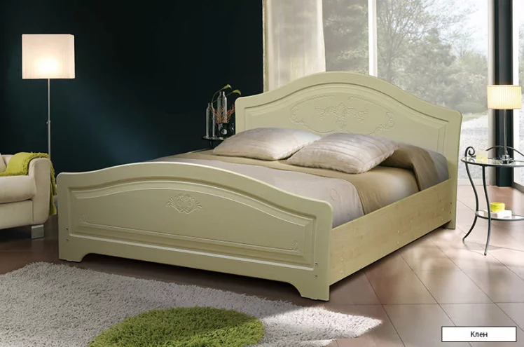 Кровать Ивушка-5 1400*2000 Дуб беленый Туя светлая_0