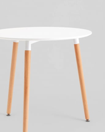 Стол круглый EAMES DST NEW D=80 белый_1