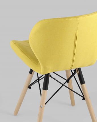 Стул Бон рогожка Желтый_6