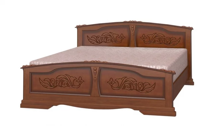 Кровать из массива Елена 200х80 Орех_0