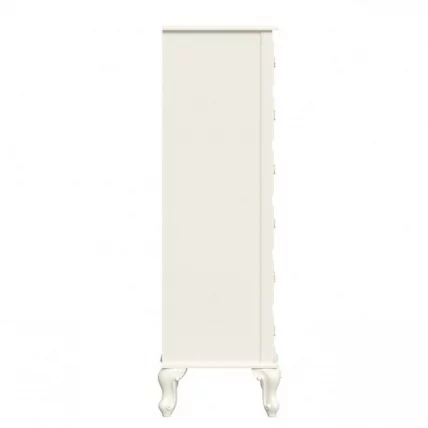 Комод высокий с 6 ящиками Луиза ЛД 665.085.000 Алебастр_2