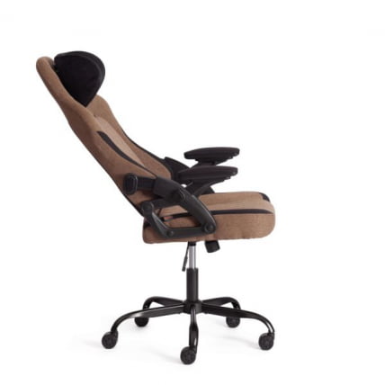 Кресло iWolf ткань, черный/коричневый_8