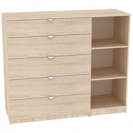 Комод Калисто(K41)1147х1352х468ручкаторцеваяTR-2(Венге-ДМ)_1