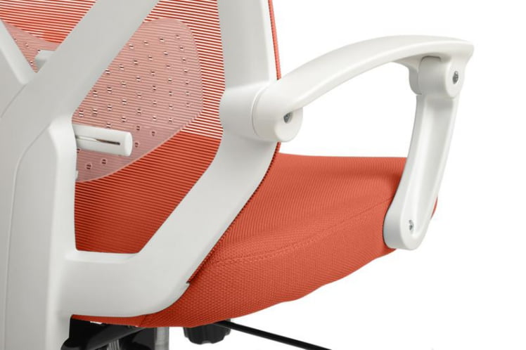 Кресло Oliver RCH W-203AC Белый пластик/Оранжевый_9