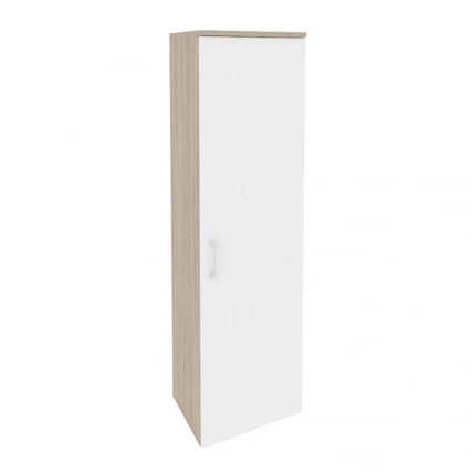 Гардероб узкий (правое исполнение) ONIX O.GB-1(R) Дуб Аттик/Белый_0