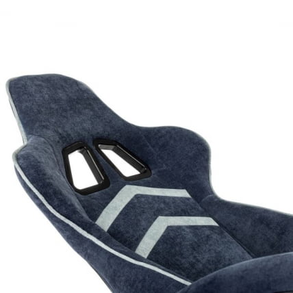 Кресло компьютерное BRABIX Shooter GM-123, 2 подушки, ткань, синее/серое_7