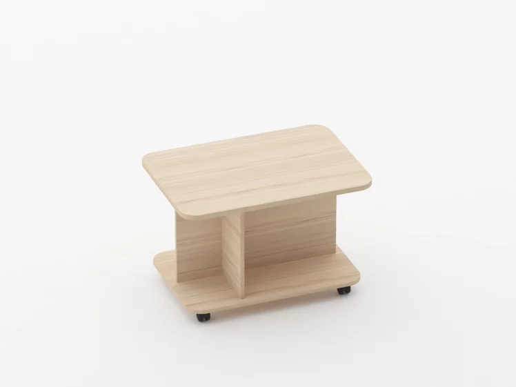 Стол журнальный Glassy 4.10 Дуб молочный_0