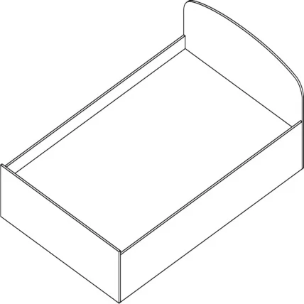 Кровать Проспект Гм.КР-12 вишня_0