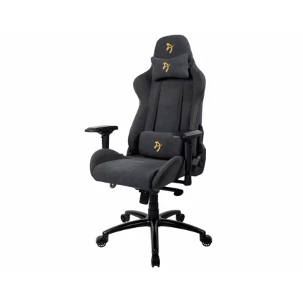 Геймерское кресло Arozzi Verona Signature Soft Fabric Черный-золотой_1