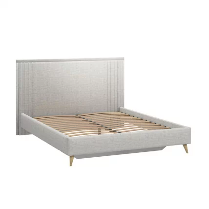 Кровать двуспальная 1600 Шелли EL-6B Серая_2