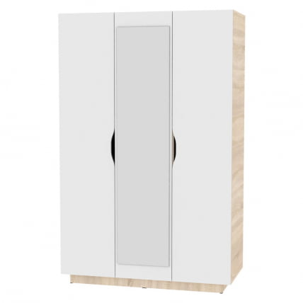 Шкаф распашный Аврора(H24_M)1872х1201х540(ДСС-Белый)_0