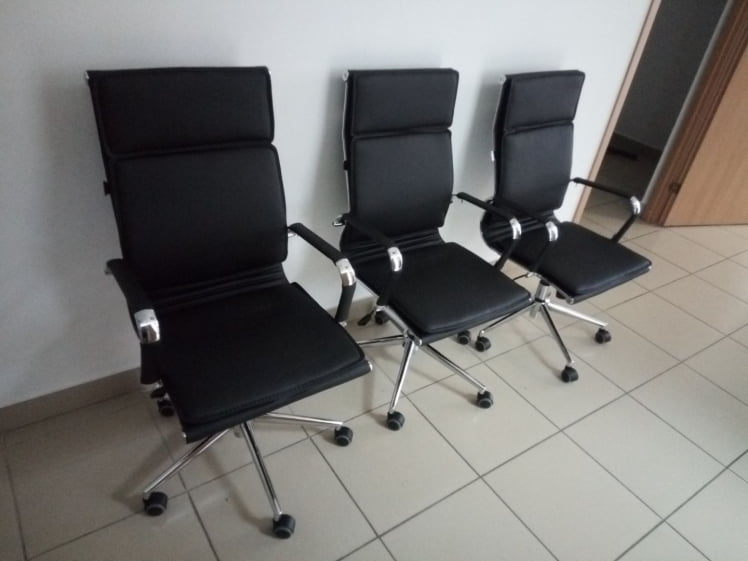 Кресло руководителя Nerey T экокожа Черный_11