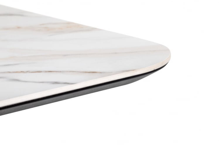 Стол Месси раздвиж. 120-160 Светлый мрамор/Бабочка_9