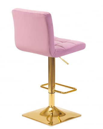 Стул барный DOBRIN GOLDIE Пудрово-сиреневый велюр MJ9-52_3