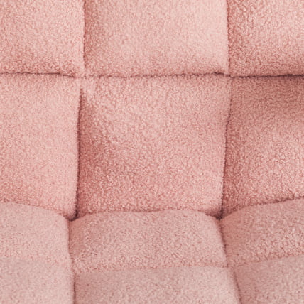 Кресло офисное Lugano Wh ткань teddy, розовый_7