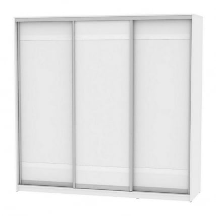 Шкаф-купе B-230х235х60-1(Белый-D9D9D9)_0