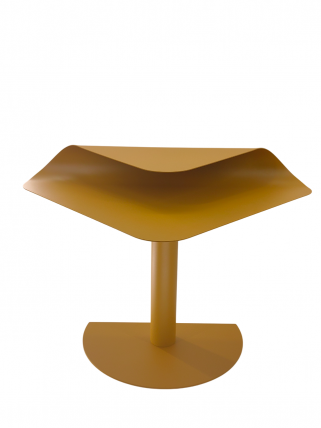 Журнальный столик Cornea металл желтый_2